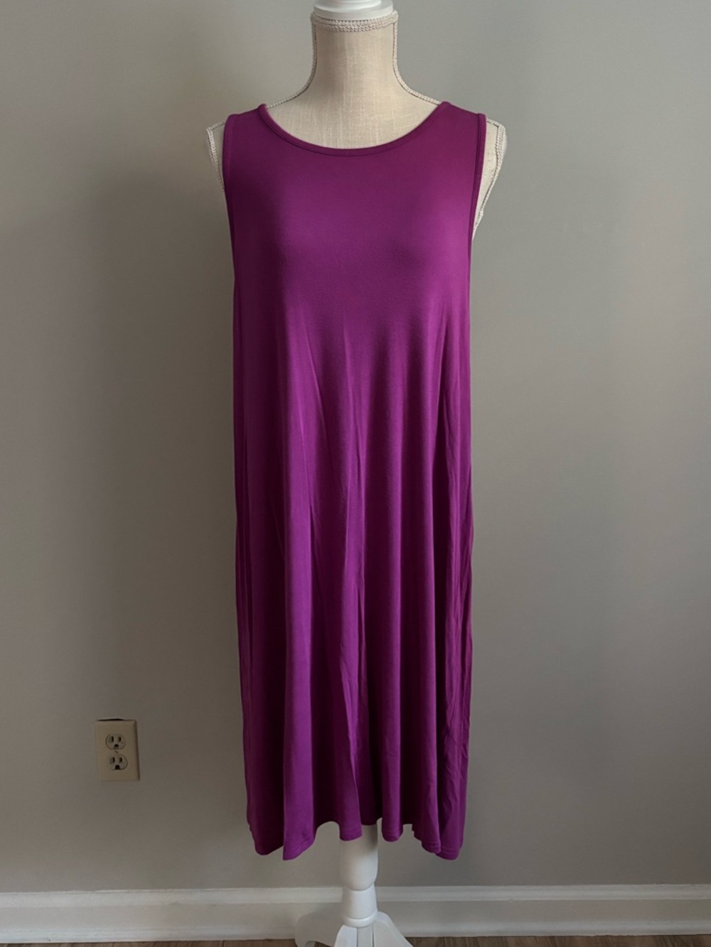 GAP Sleeveless Tank Dress Purple